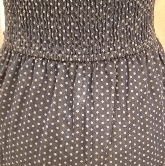 Blue and white polka dot dress - Picture 2 of 4